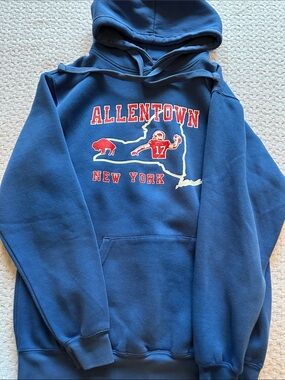 Buffalo Bills Josh Allen “Allentown” Blue Graphic Hoodie